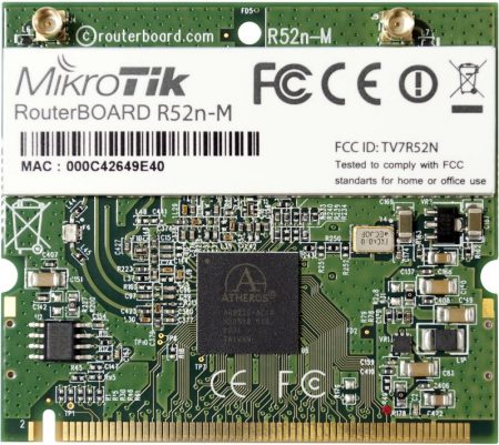 Mikrotik raadiokaart - R52nM